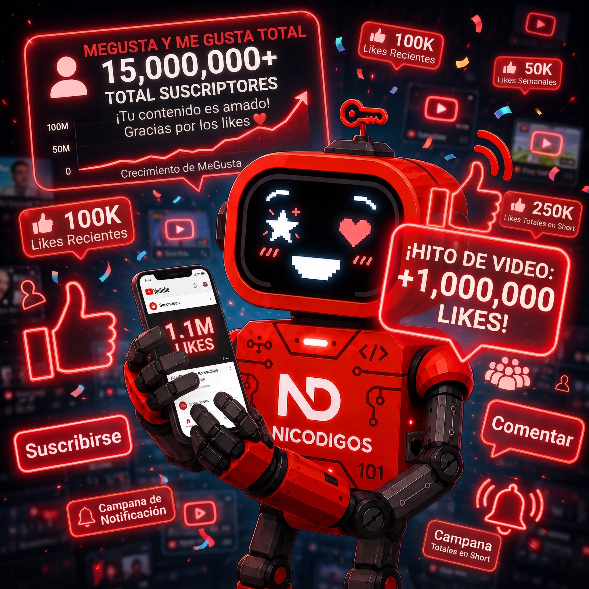 Likes YouTube