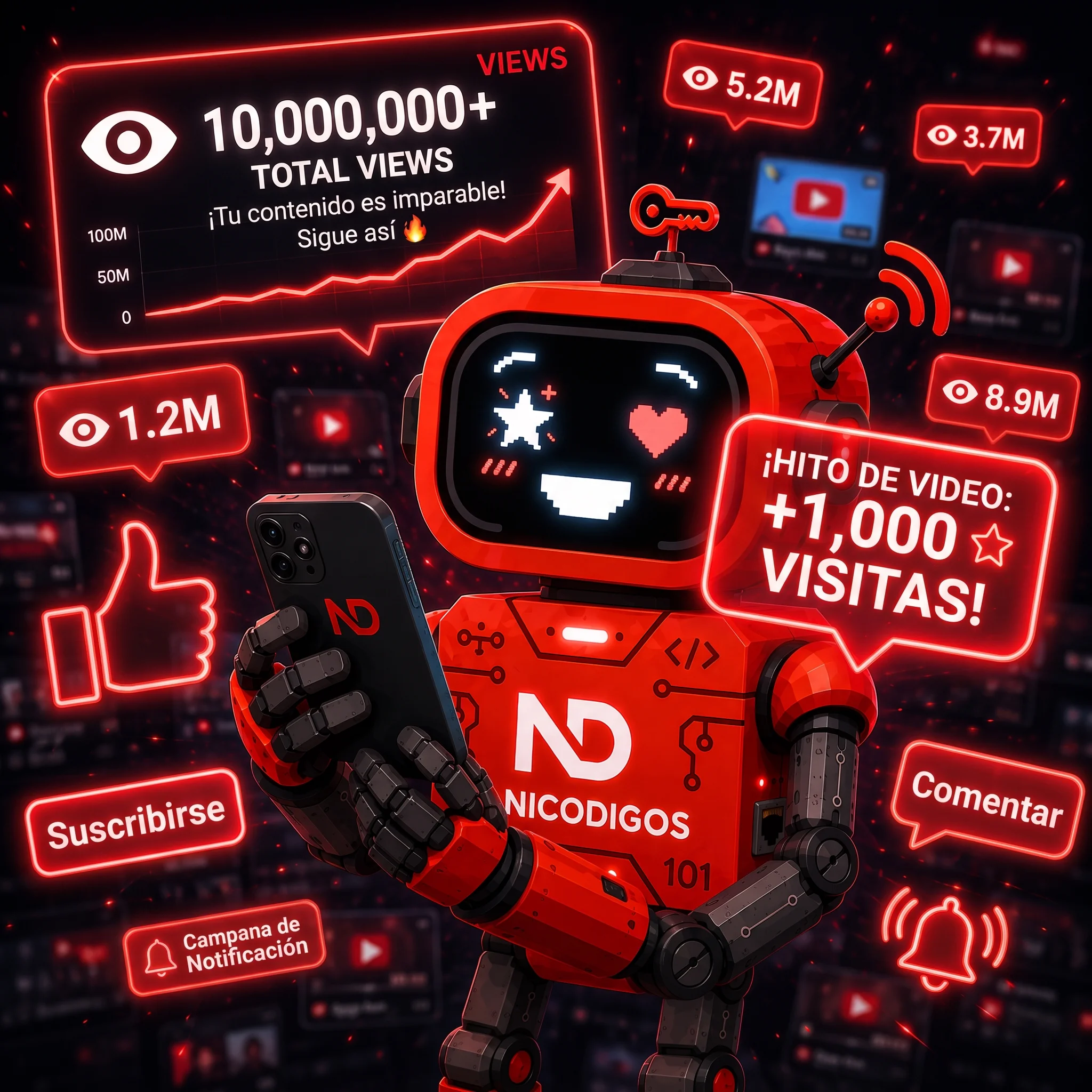 Visualizaciones YouTube