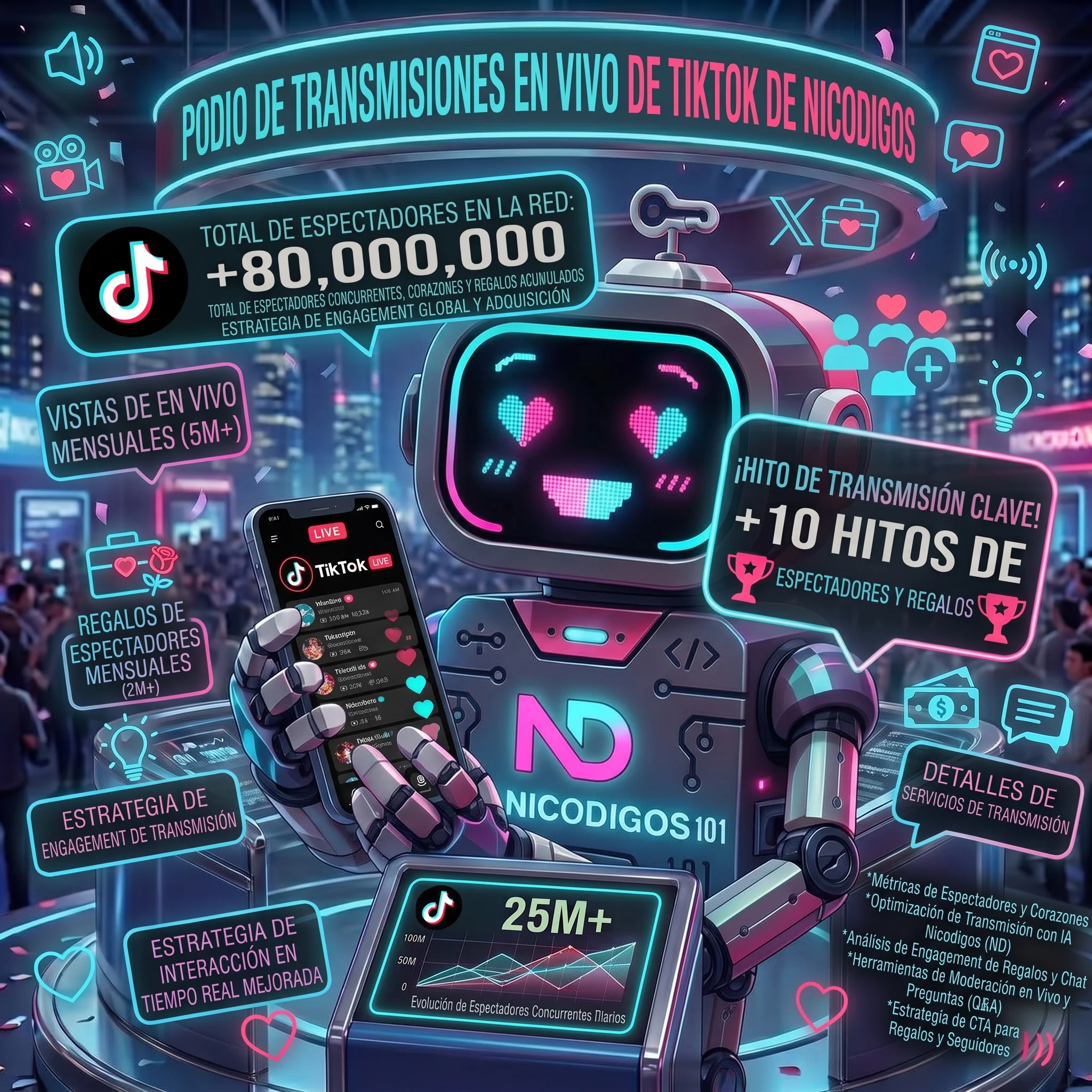Transmisiones en vivo de TikTok