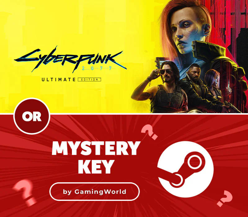 Cyberpunk 2077 Edición Ultimate GOG Clave de CD o Clave de CD misteriosa de Steam de GamingWorld