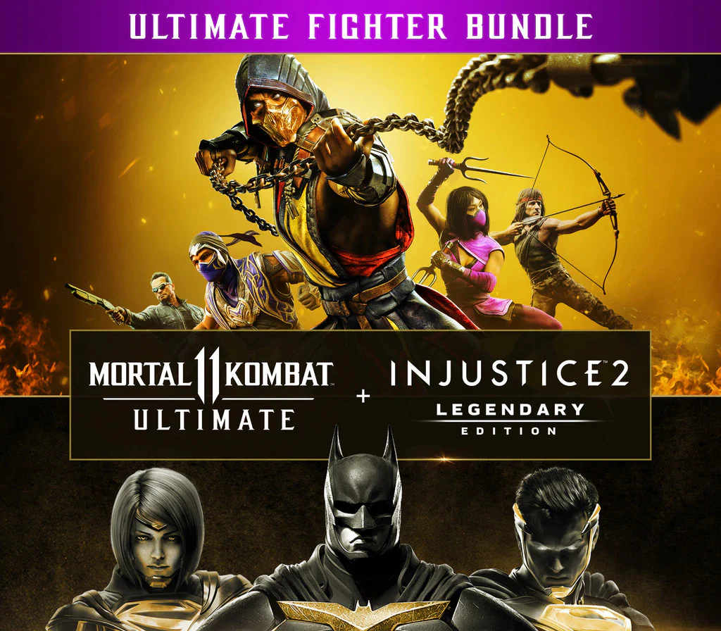 Paquete Mortal Kombat 11 Ultimate + Injustice 2 Edición Legendaria Cuenta de PS4