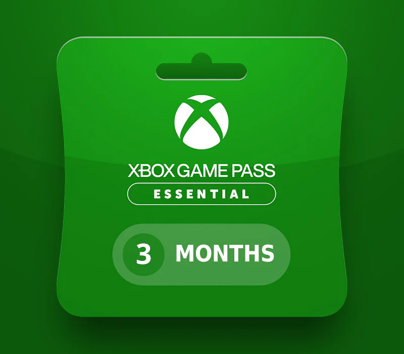 Xbox Game Pass Essential - 3 Meses Cuenta de Suscripción