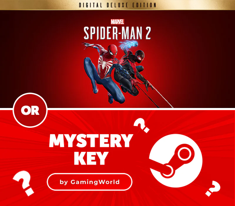 Edición Digital Deluxe de Marvel's Spider-Man 2 o Clave de Steam misteriosa de GamingWorld