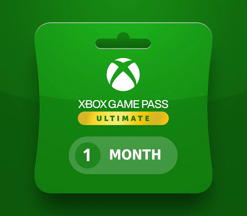 Xbox Game Pass Ultimate — 1 Mes Suscripción (NO ACUMULABLE, válido por una semana tras la compra)
