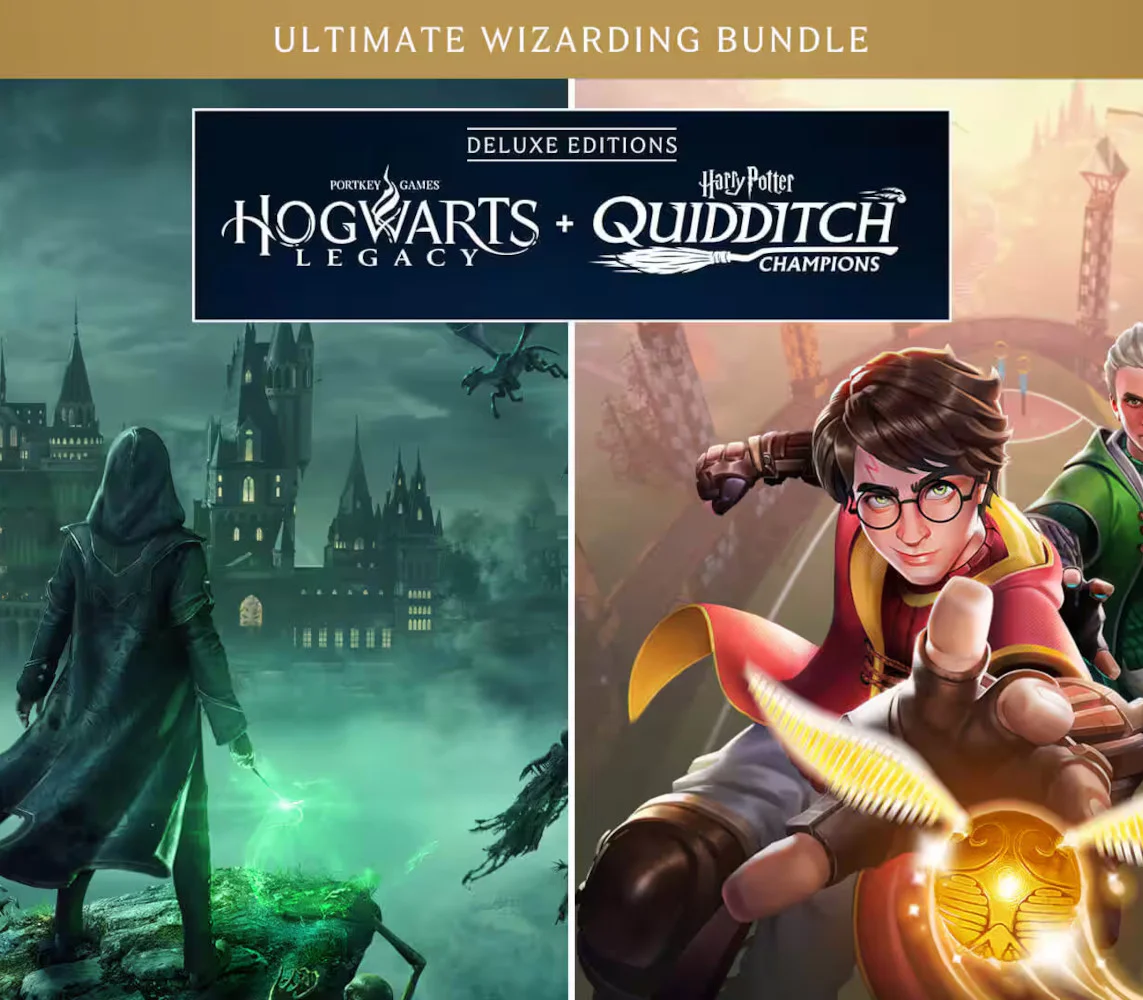 Paquete Hogwarts Legacy + Harry Potter: Campeones de Quidditch Ediciones Deluxe Cuenta de XBOX One / Xbox Series X|S