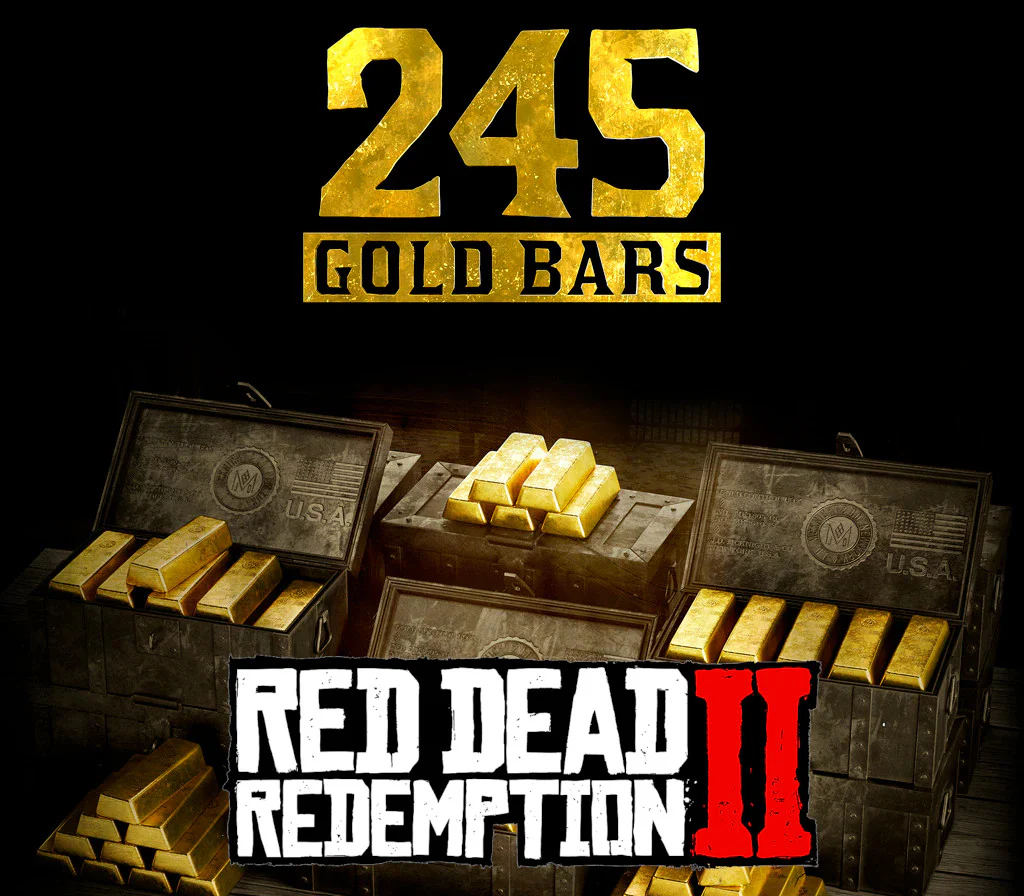 Red Dead Redemption 2 Online - 245 Lingotes de Oro Clave CD para XBOX One