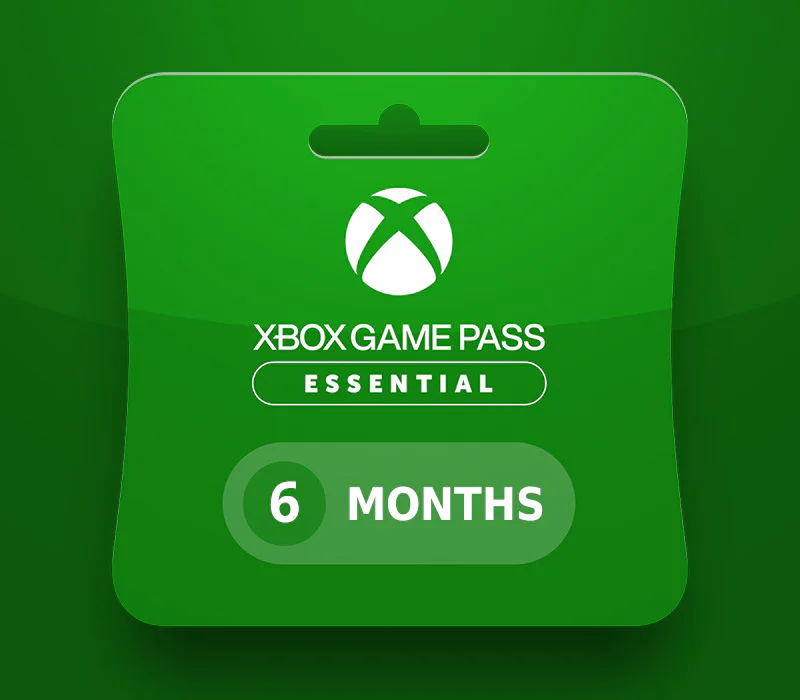 Xbox Game Pass Essential - 6 Meses Cuenta de Suscripción