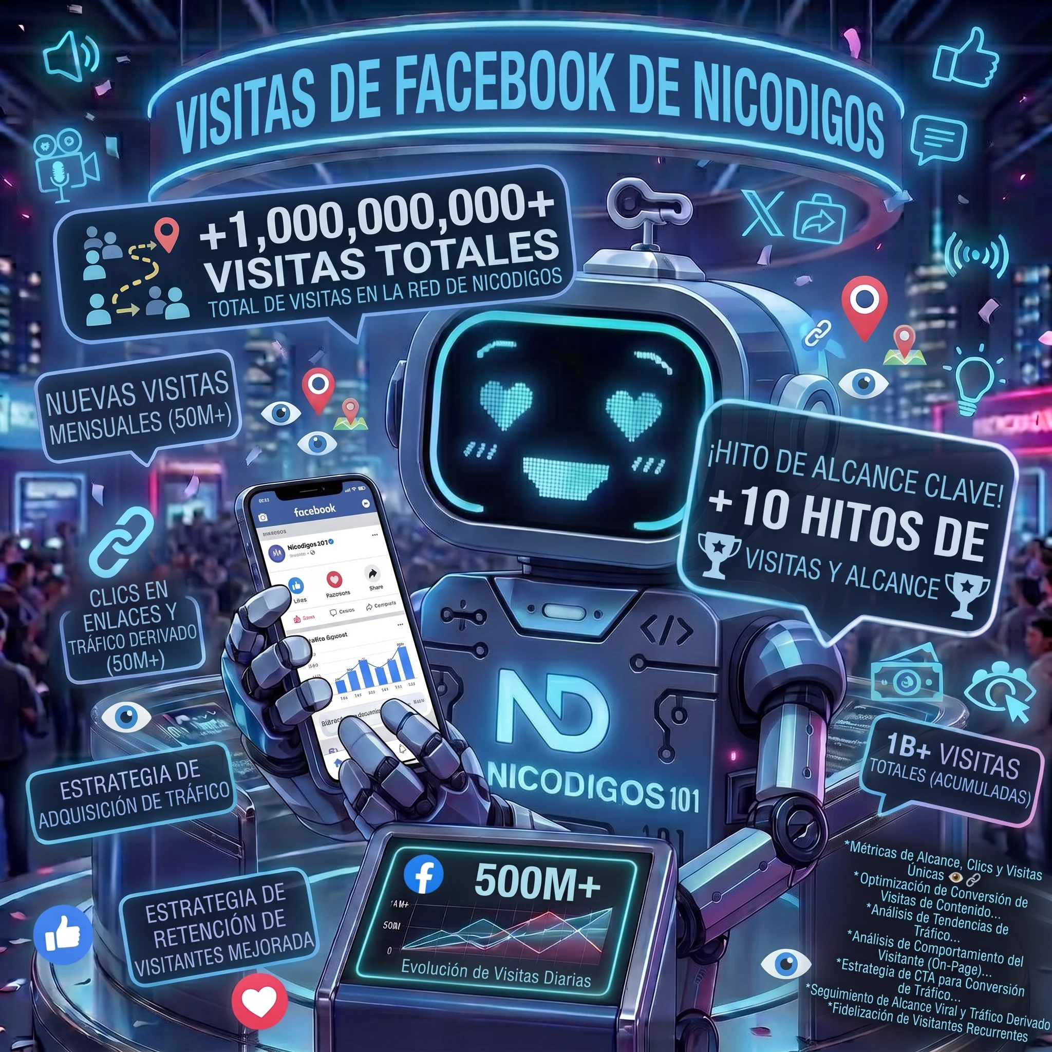 Visitas de Facebook